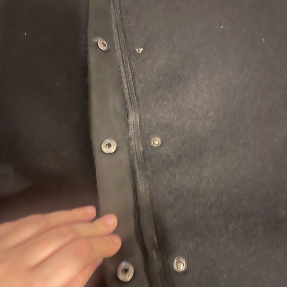 Free People | Pep Rally Poncho OS Black White Stripes - Picture 8 of 10